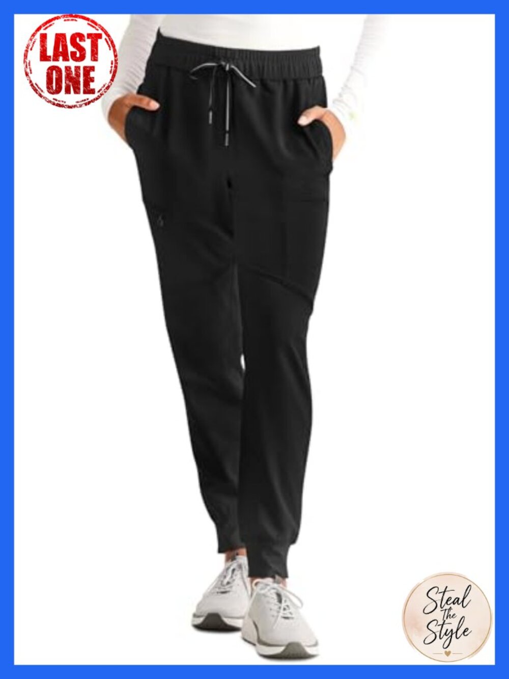 Healing Hands 360 Jogger Scrub Pants 6 Pockets Recycled Polyester Stretch